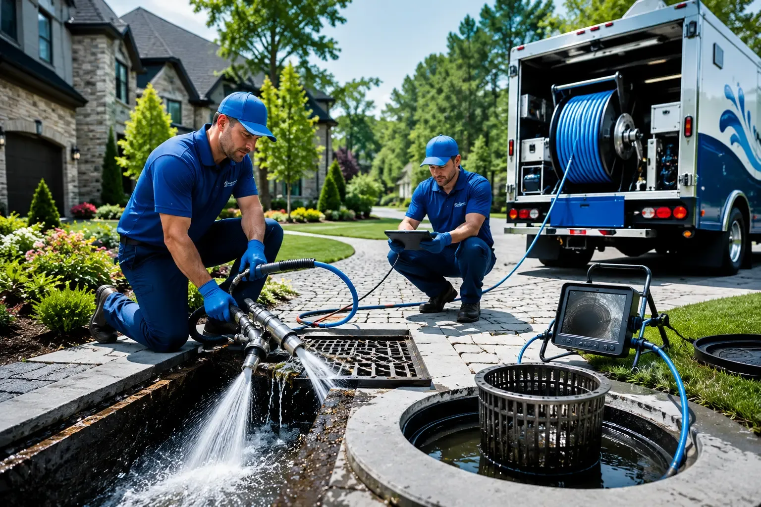 Local outdoor drain cleaning professionals in Thornburg, IA